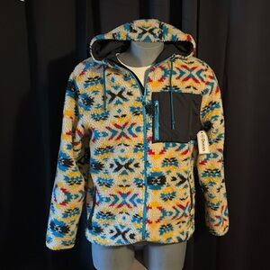 Dravus Glacier Tech Sherpa Fleece Jacket. Size L